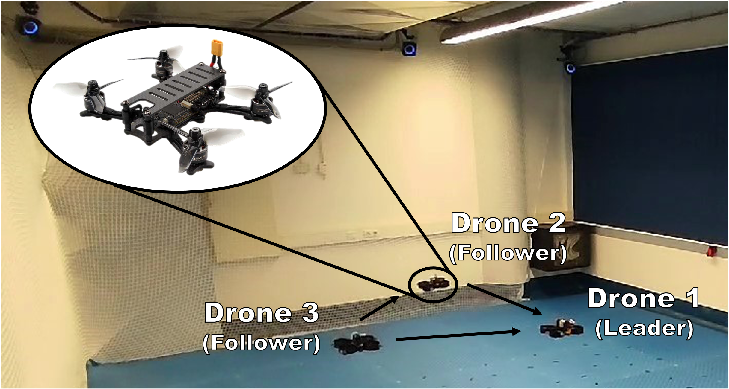 Leader-Follower Formation Tracking Control of Quadrotor UAVs Using Bearing Measurements